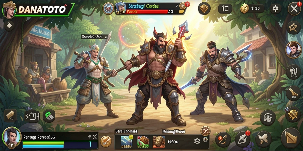 Gameplay seru dan strategis dalam DANATOTO.