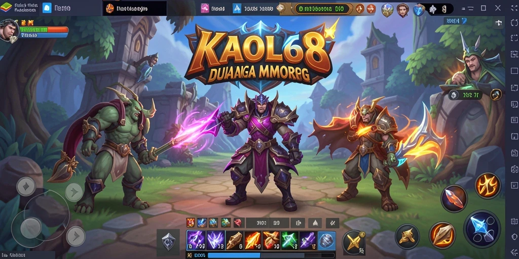 Screenshot gameplay KAOL68 menampilkan pertarungan seru dengan grafis menakjubkan.